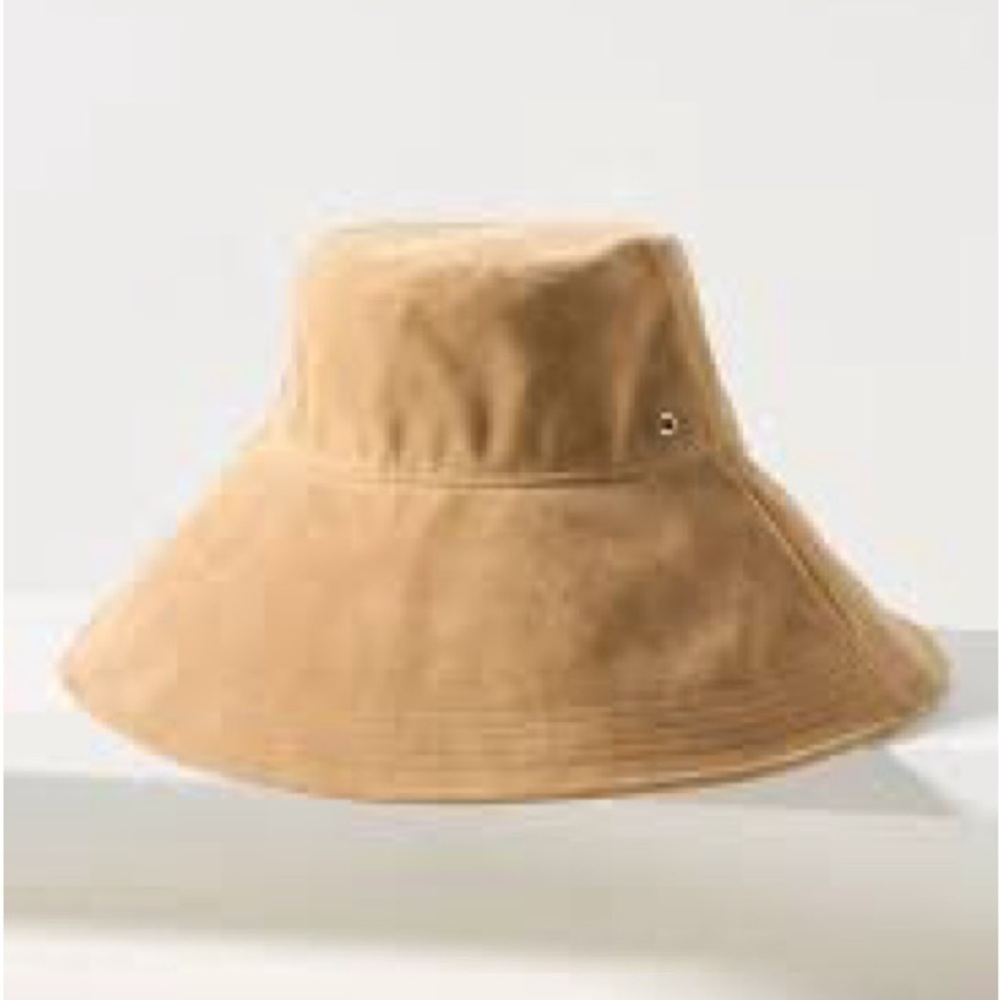 Anthropologie Wyeth Waterproof Tan Women's Bucket Hat New O/S